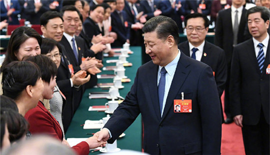 習(xí)近平向全國各族各界婦女，致以節(jié)日的祝賀和美好的祝福