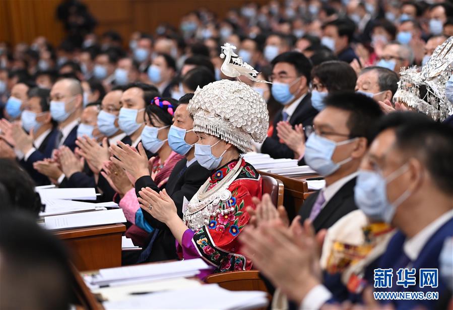 5月22日，第十三屆全國人民代表大會第三次會議在北京人民大會堂開幕。 