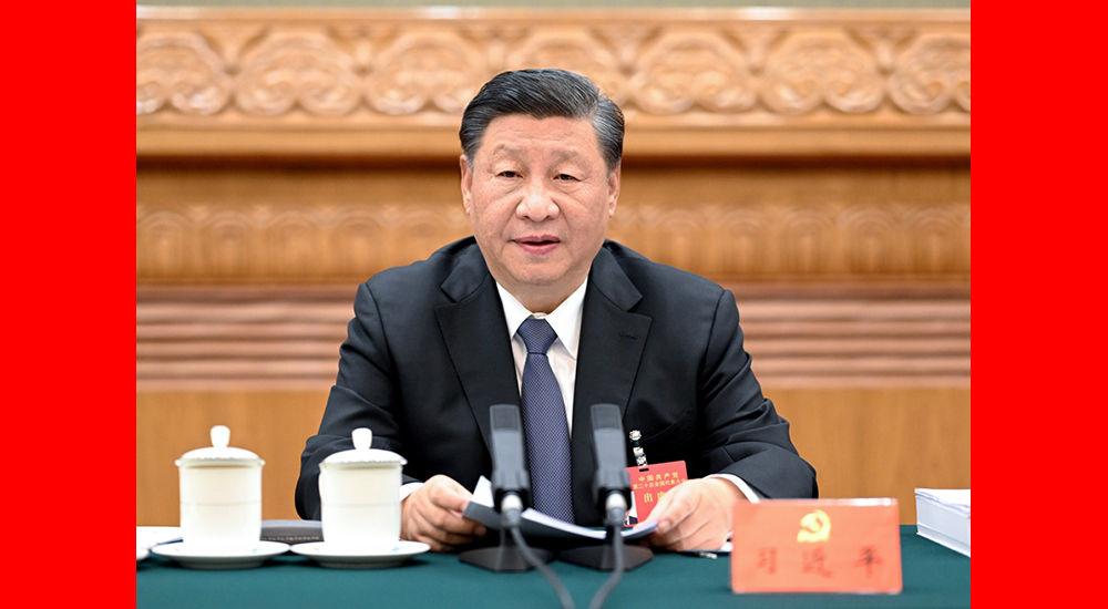 10月18日，中國共產(chǎn)黨第二十次全國代表大會主席團(tuán)在北京人民大會堂舉行第二次會議。習(xí)近平同志主持會議。