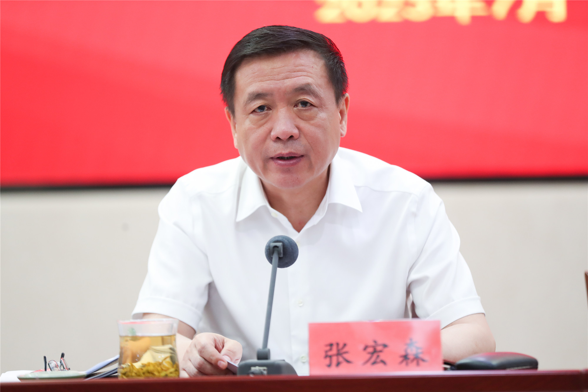 中國作協(xié)黨組書記、副主席張宏森講話