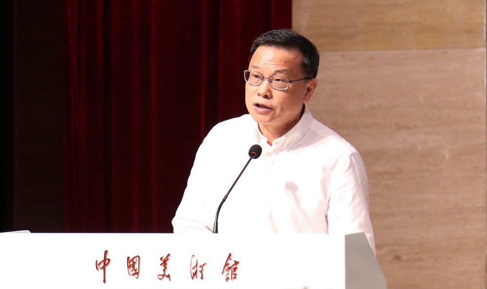 廣西文聯(lián)黨組成員、副主席匡達藹在致辭