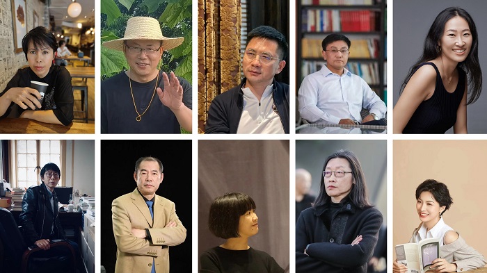 上：黎紫書、舒飛廉、沈念、尹文武、孟小書   下：張定浩、劉文飛、吳雅凌、朱朱、周婉京