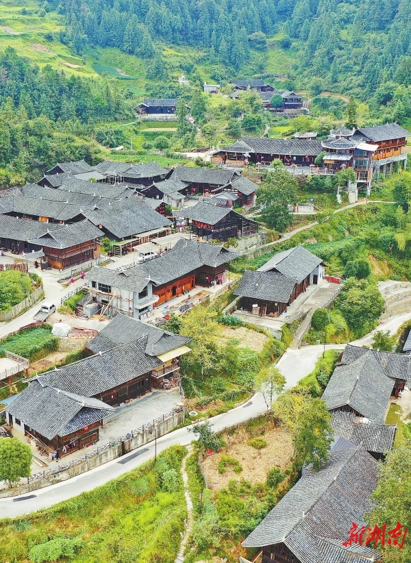 溆浦縣統(tǒng)溪河鎮(zhèn)雁鵝界民居。