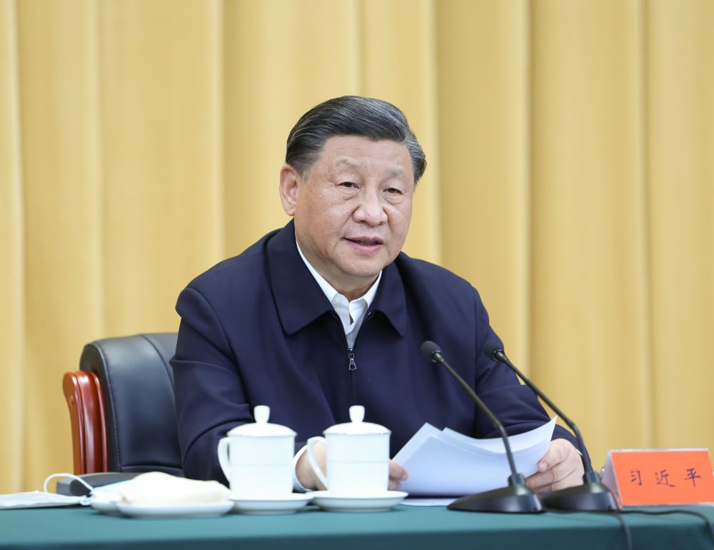 2023年6月2日，習近平在北京出席文化傳承發(fā)展座談會并發(fā)表重要講話。新華社記者 鞠鵬 攝