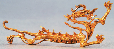 唐代金龍。 　　上海博物館供圖