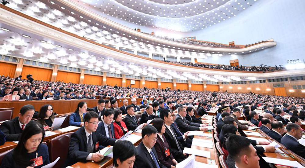 3月4日，中國人民政治協(xié)商會議第十四屆全國委員會第二次會議在北京人民大會堂開幕。