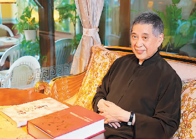 白先勇在臺(tái)北接受記者專(zhuān)訪