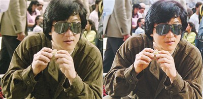 《飛鷹計劃》修復(fù)前后對比，右為修復(fù)后畫面。 　　本文配圖由出品方提供