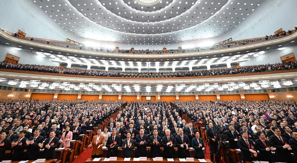 3月5日，十四屆全國人大三次會議開幕會在北京人民大會堂舉行