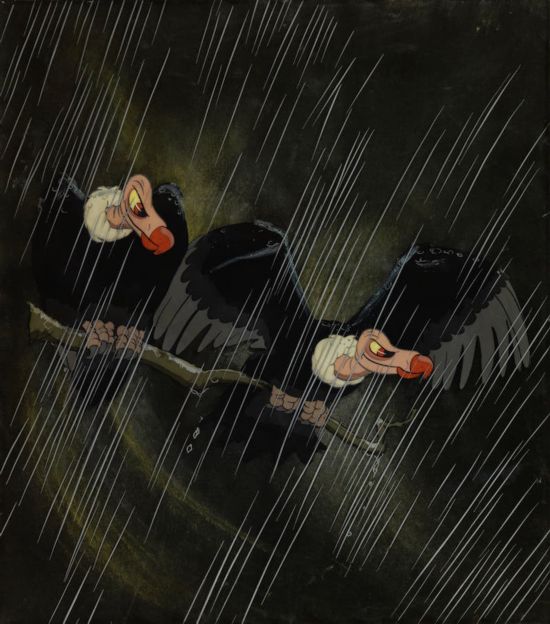 《白雪公主和七個(gè)小矮人》中的禿鷹，由迪士尼工作室藝術(shù)家創(chuàng)作，于1938年送給大都會(huì)博物館